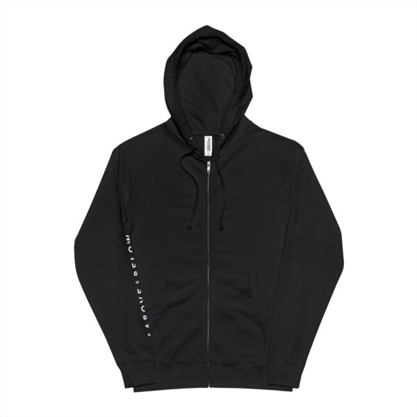 Unisex Zip-Up Hoodie - AASB Glyph