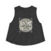 Vintage Metal Logo 'As Above So Below' Women's Crop Top