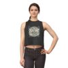 Vintage Metal Logo 'As Above So Below' Women's Crop Top